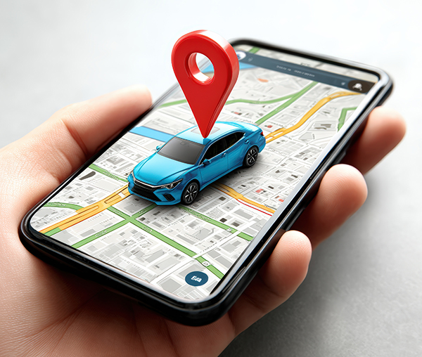 Tracking using a mobile phone in action